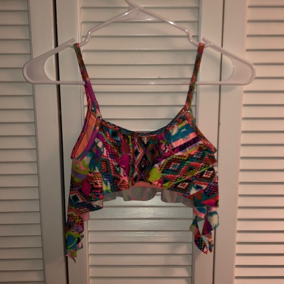 bright aztec bikini top! - Picture 2 of 3